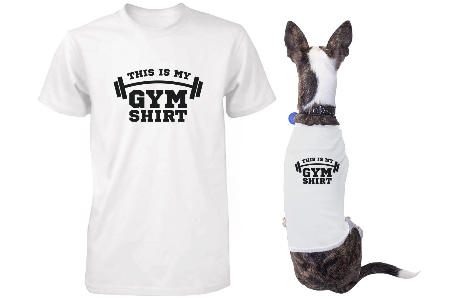 My Gym Shirts Matching T shirts for Owner and Dog Funny Pet and Human Apparel